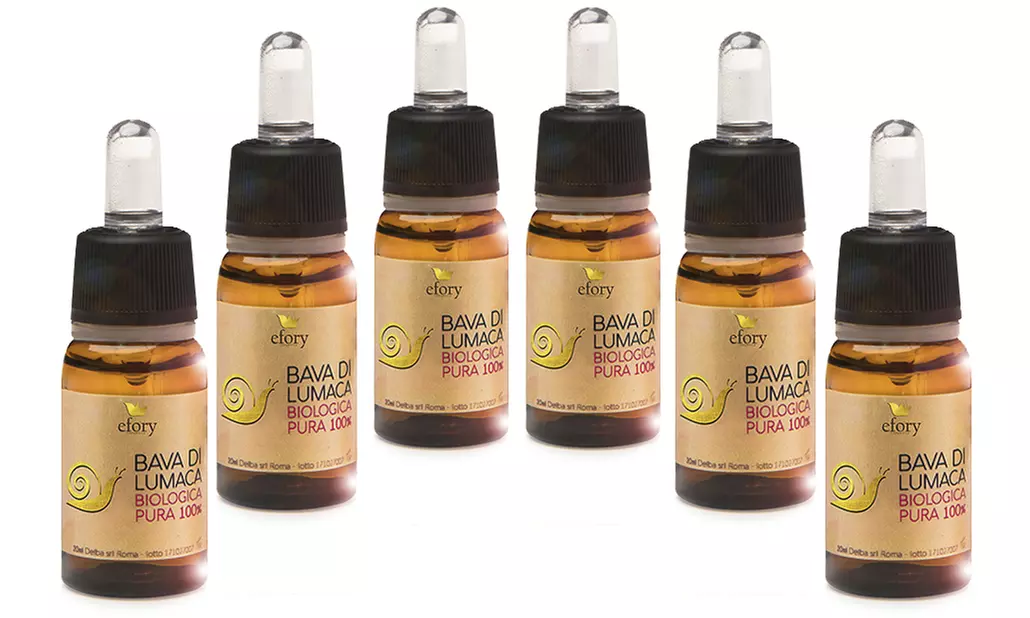 2, 4 o 6 flaconi di concentrato bava di lumaca biologica pura 100% 20 ml Efory Cosmetics - Image 3