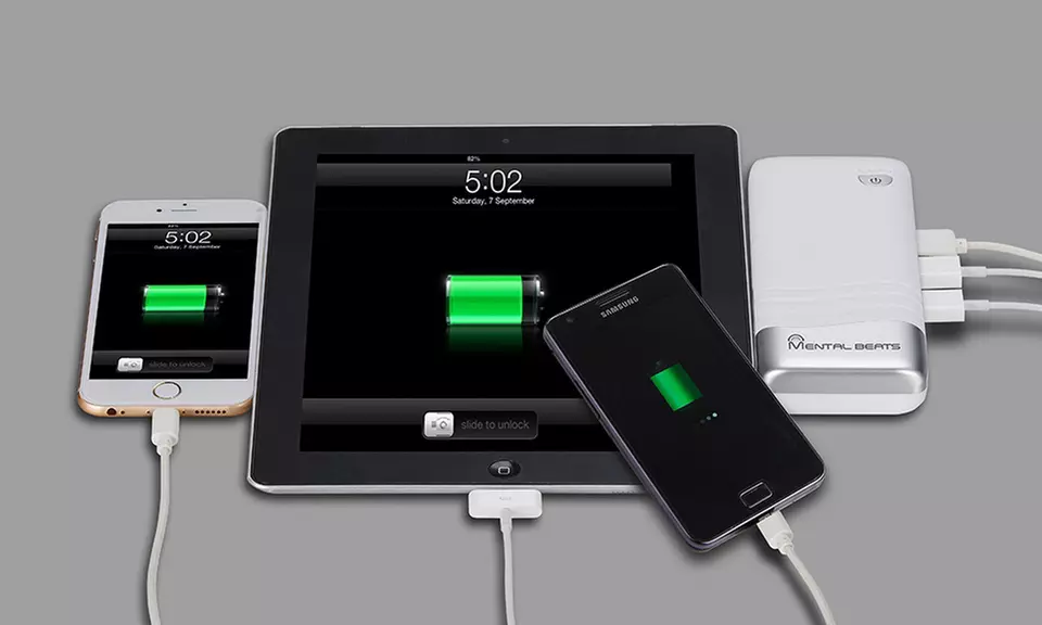 Mental Beats 4,000mAh Power Bank with LED Book Light - Primary Image