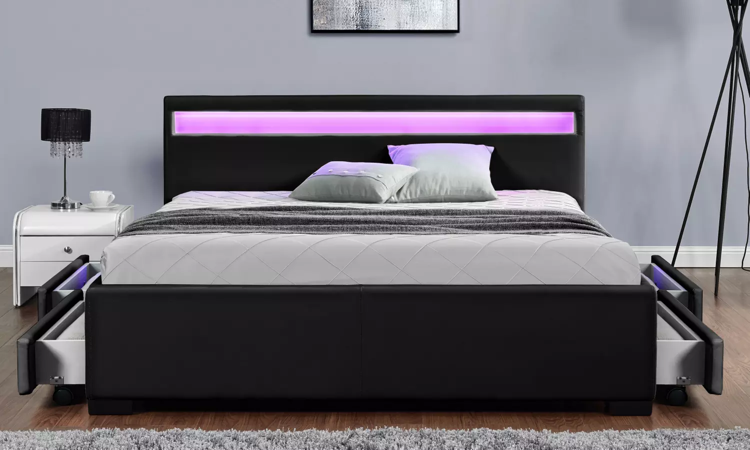 Structure de lit "Nexus" Kocoon  avec tiroirs