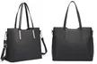Miss Lulu 3er-Set Handtaschen in Schwarz oder Grau - Second Medium