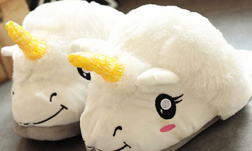 Image 5: Unicorn Slippers