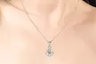 Diamanten hart ketting van 1 karaat, naar keuze met cadeauverpakking - Image 2