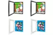 BabyLuv Kids Art Frame Front Opening Wooden Frame Artwork Display (2-Pack) - Second Medium