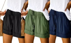 Women's Casual Shorts with Pockets