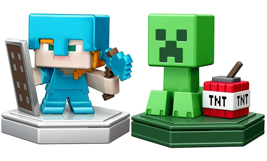 Image 2: Figurines Minecraft Mattel