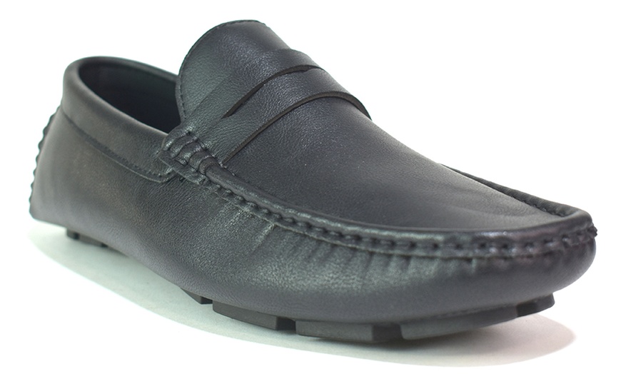 Image 19: Leather Slip-On Shoes