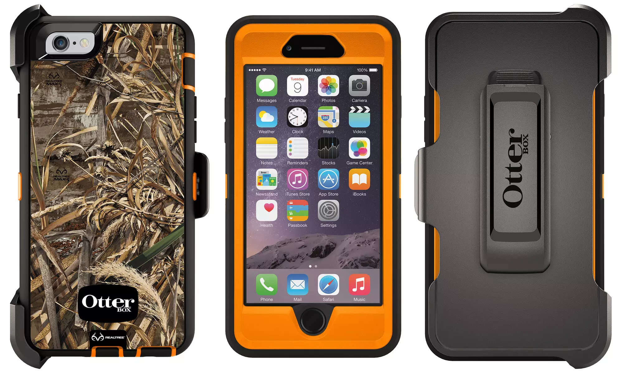 OtterBox Defender Series Case with Holster and Kickstand for iPhone 6 - Primary Image