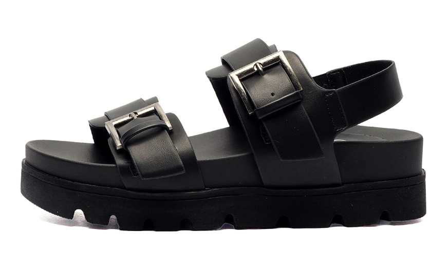 Image 1: Divaz Luxe Saphia Womens Wedge Sandals