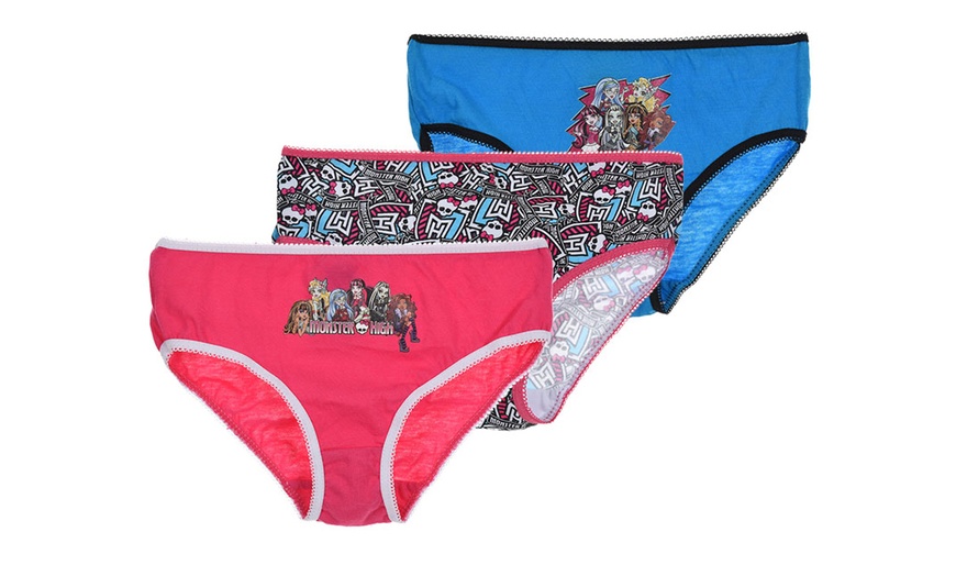 Image 10: Girls' Disney Character Briefs