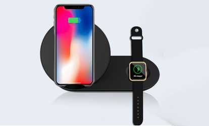 Two-in-One Wireless Charging Pad