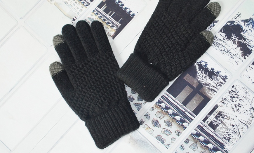 Image 2: 1 ou 2 paires de gants pour écran tactile