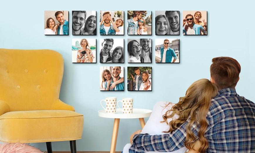 Image 1: Personalised Photo Tiles