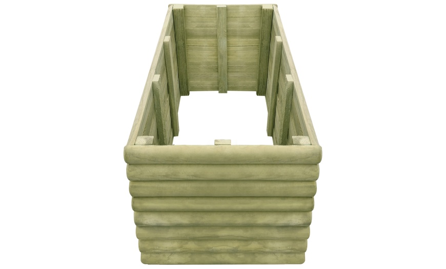 Image 18: Rectangular Wooden Planter