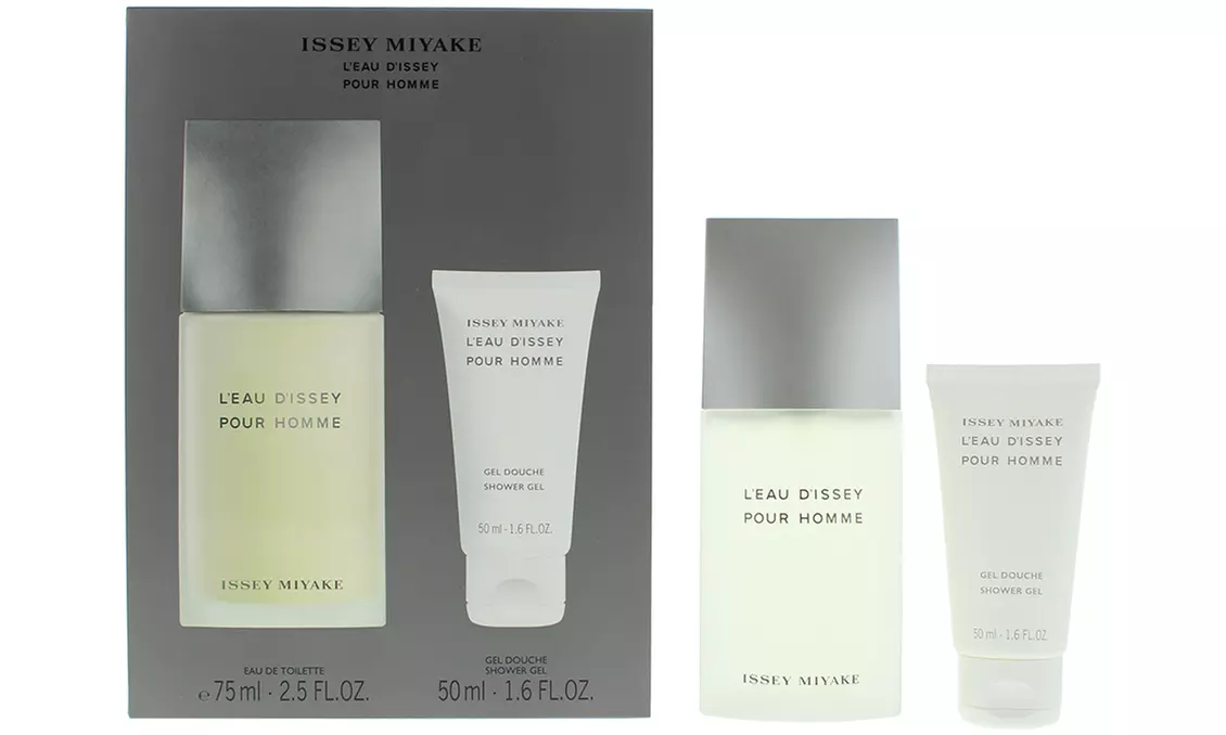 One or Two Packs of Issey Miyake L'Eau D'Issey Pour Homme Gift Set