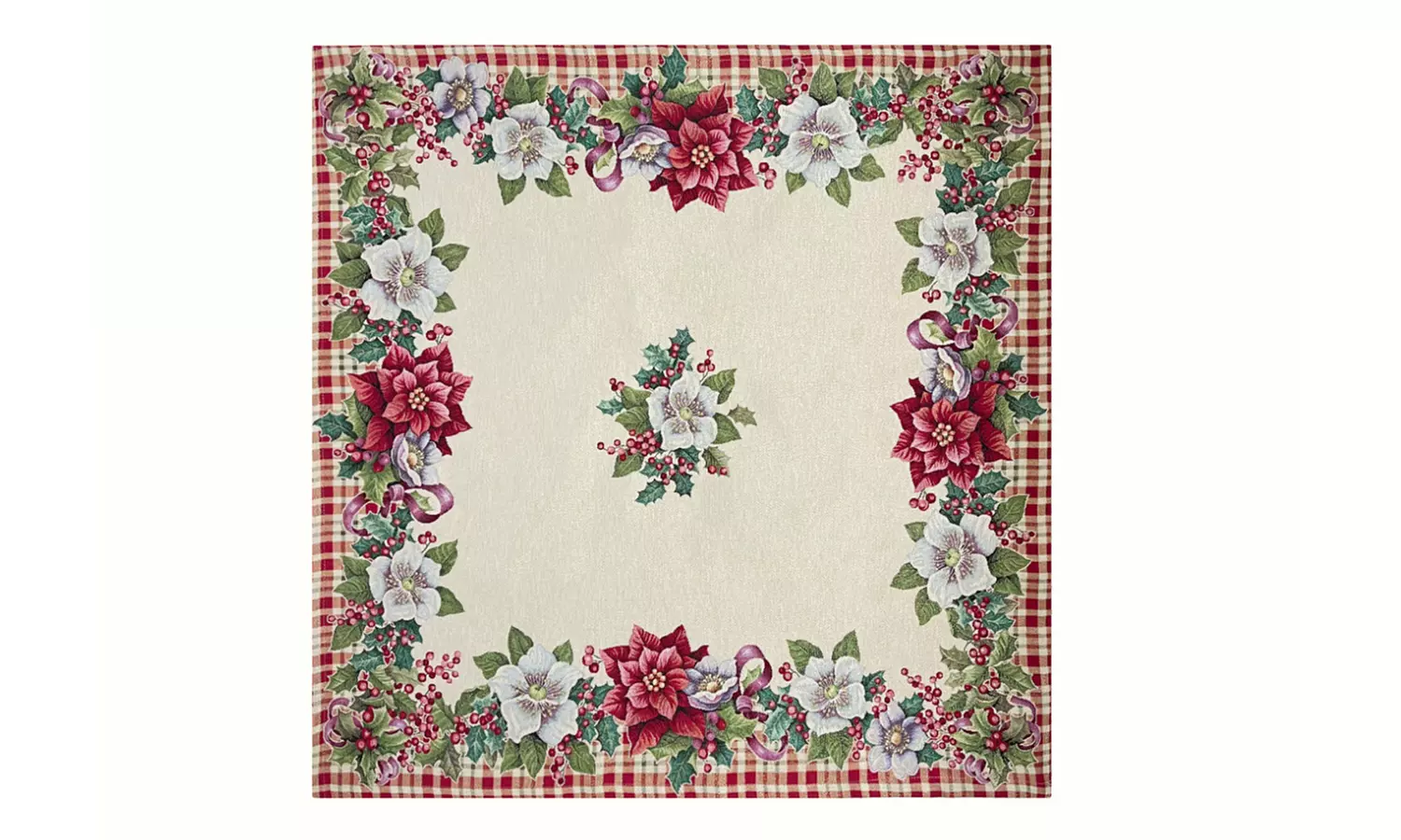 Centrotavola Natalizio in tessuto gobelin