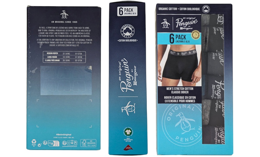 Image 9: Pack of Six Original Penguin Men Boxers