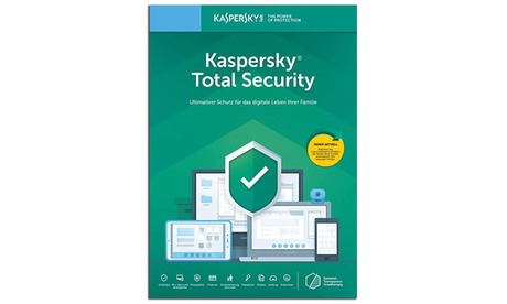 1 anno di protezione antivirus Kaspersky Total Security 2020 per 1 dispositivo