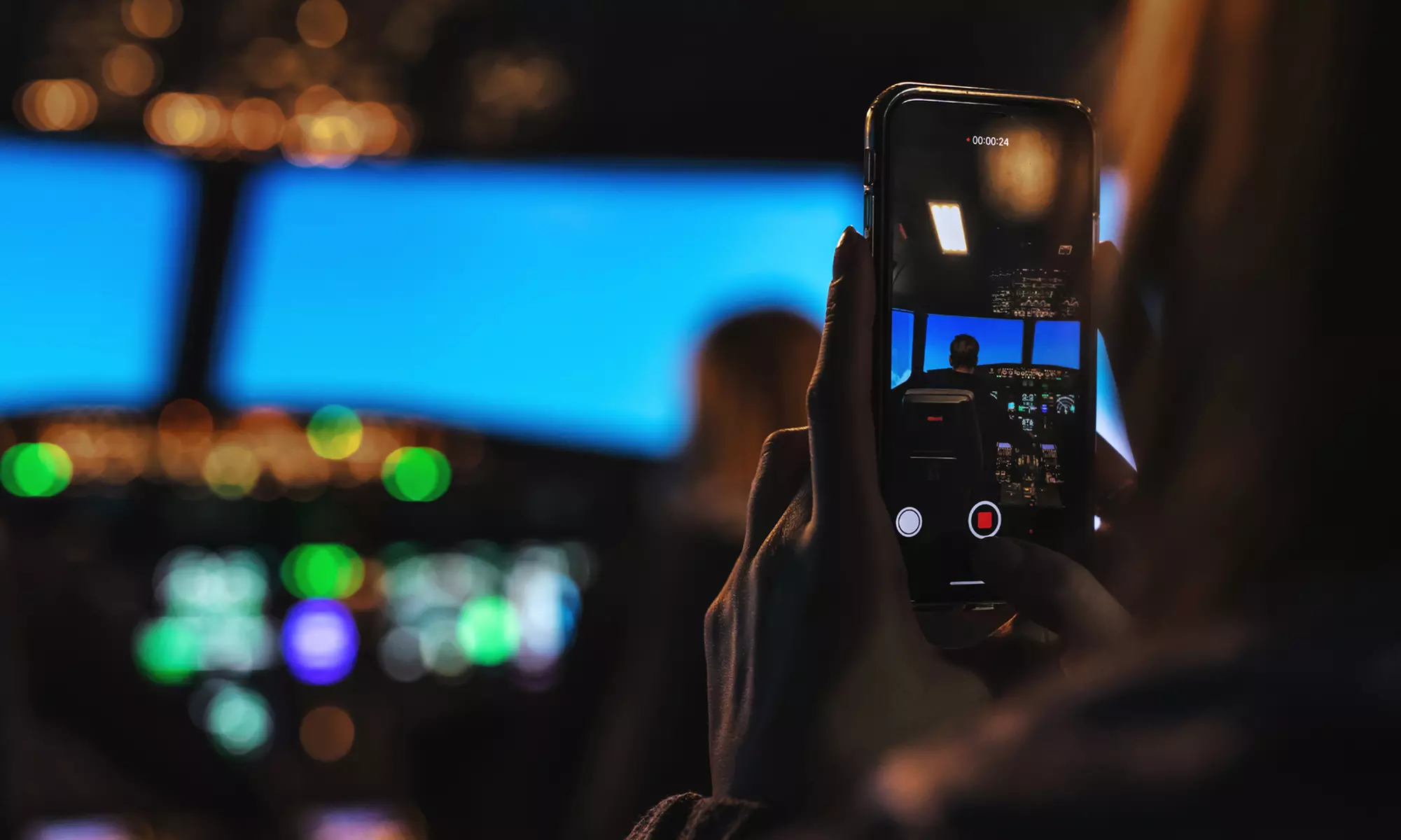 Symulator lotu samolotem pasażerskim w JetZone24