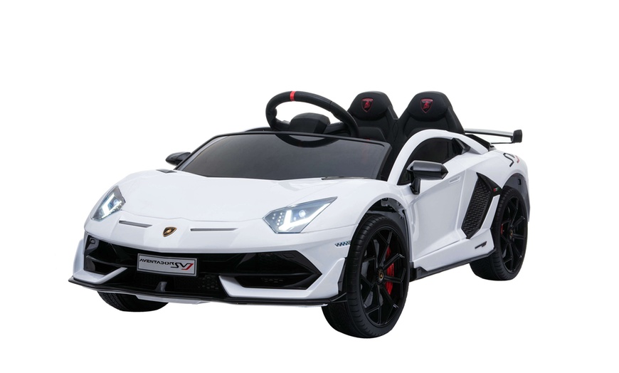 Image 6: Lamborghini Aventador Kids' Electric Ride-on Toy Car