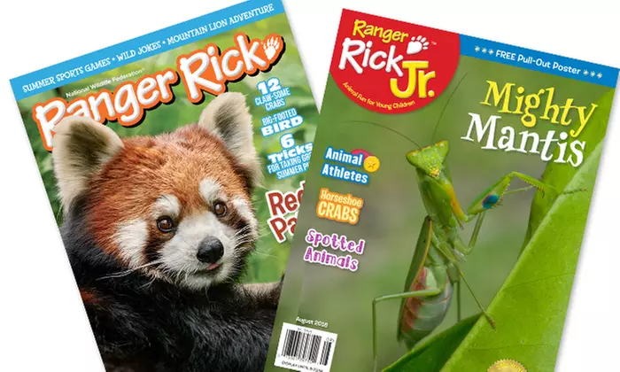 One-Year Subscription to "Ranger Rick" or "Ranger Rick Jr." Magazine (33% Off) - Primary Image
