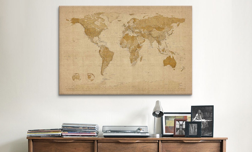 Canvas Map Prints | Groupon Goods