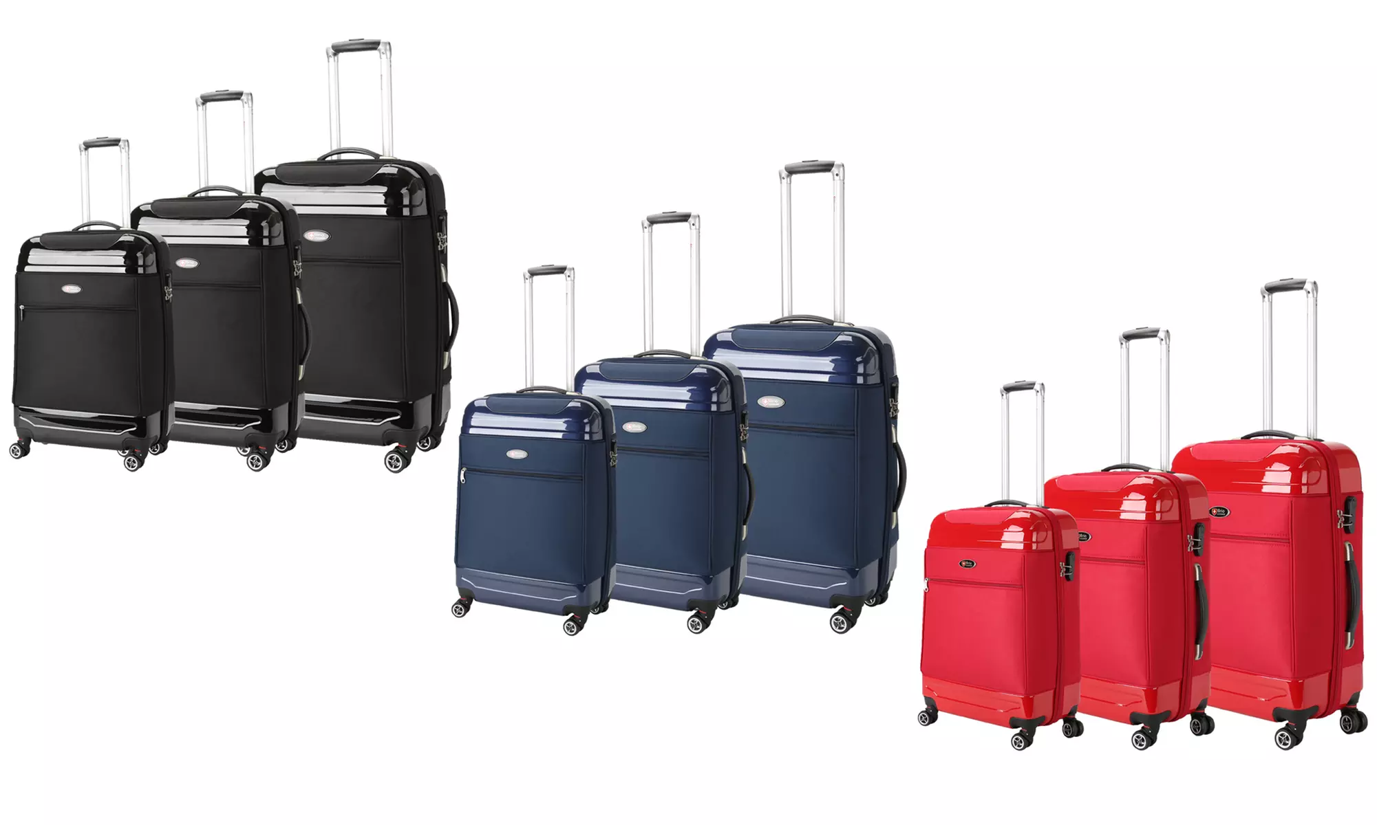  Hybrid Hard- and Soft-Sided Carry-On Luggage Set (3-Piece)  - Primary Image