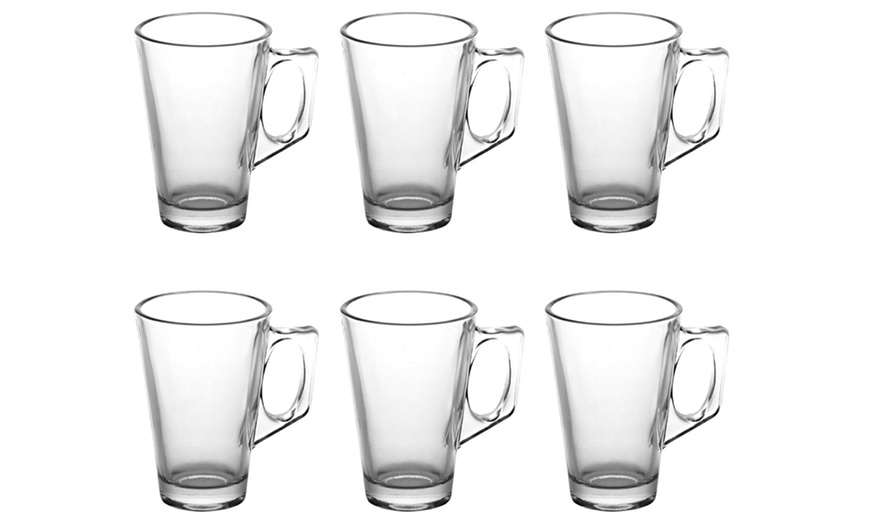 Image 3: Set of Six Latte Glasses