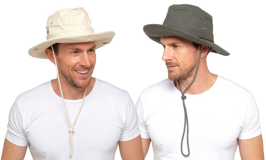 Image 1: Men's Safari Hat