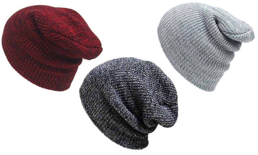 Image 16: Unisex Knitted Beanie Hat