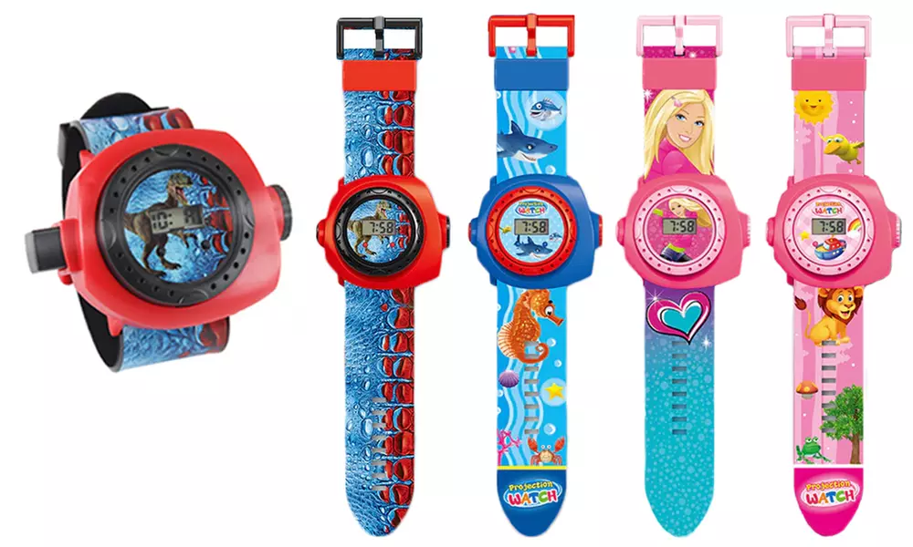 1, 2 ou 4 montres pour enfants avec projection de 20 images, modèle au choix - Primary Image