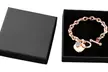 Heart Toggle Bracelets with Crystals from Swarovski and Gift Box Presented - Second Medium