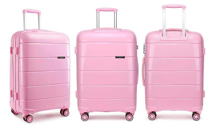 Image 18: Kono Hard Shell Individual Suitcases or Suitcase Set 