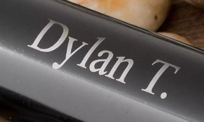 Personalized Black LED Aluminum Flashlights (Up to 52% Off). Two Options Available. - Second Medium