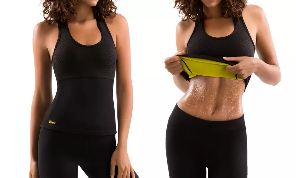 Hot Shapers Women's Slimming Racerback Thermal Tank - Second Medium