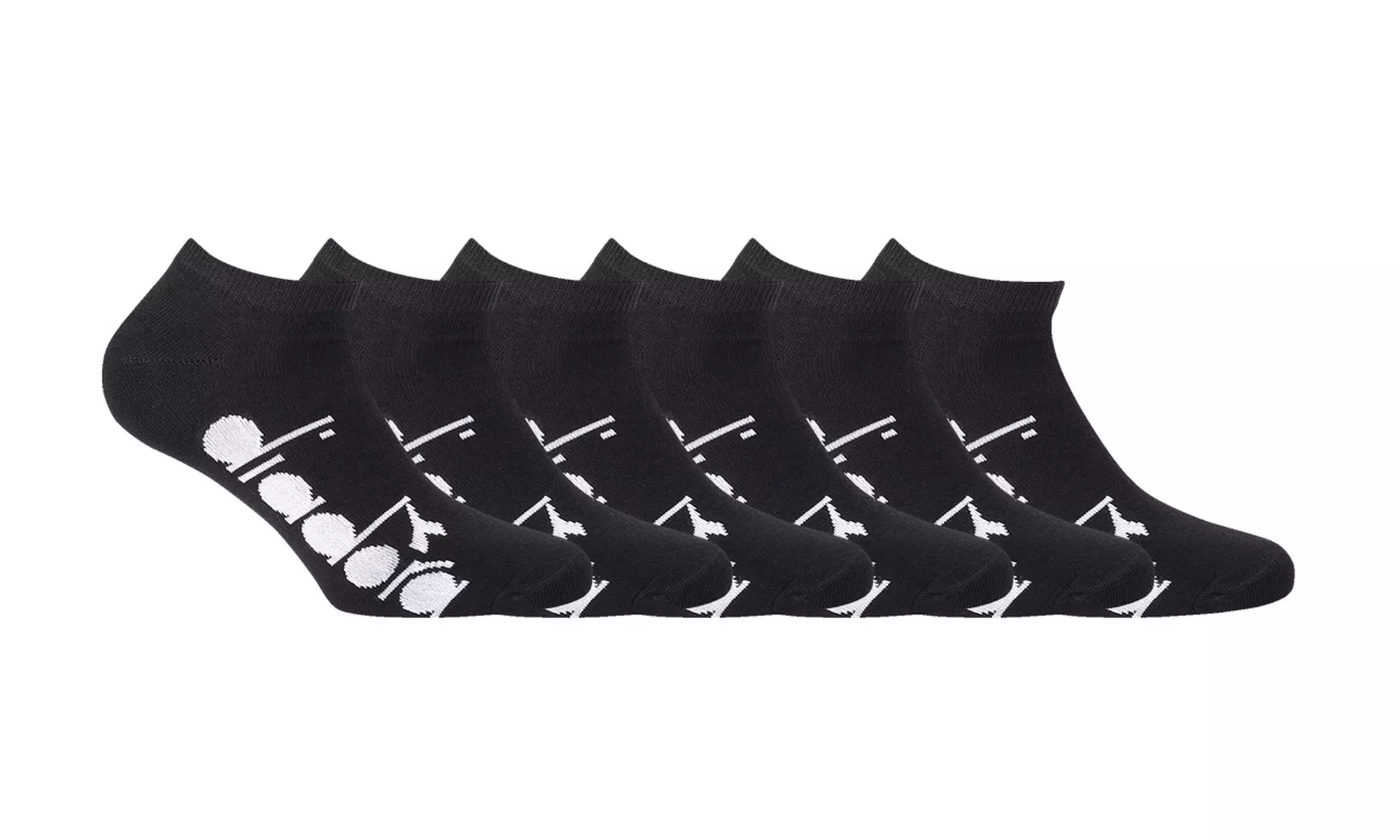 Lot de 6 chaussettes basses Diadora pour homme, coloris et taille au choix - Second Medium