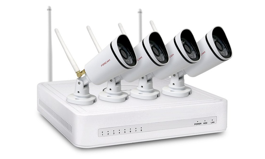 Image 1: Foscam 4-Camera Security System