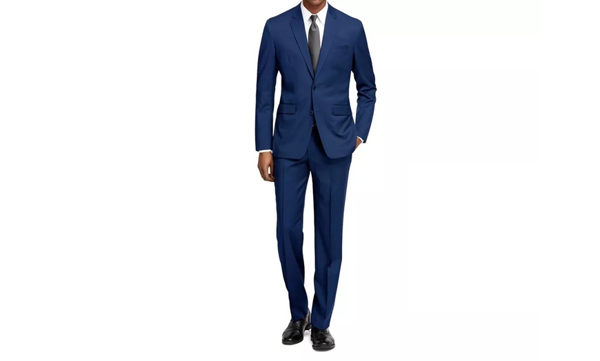 Image 5: Abito sartoriale da uomo slim fit in lana