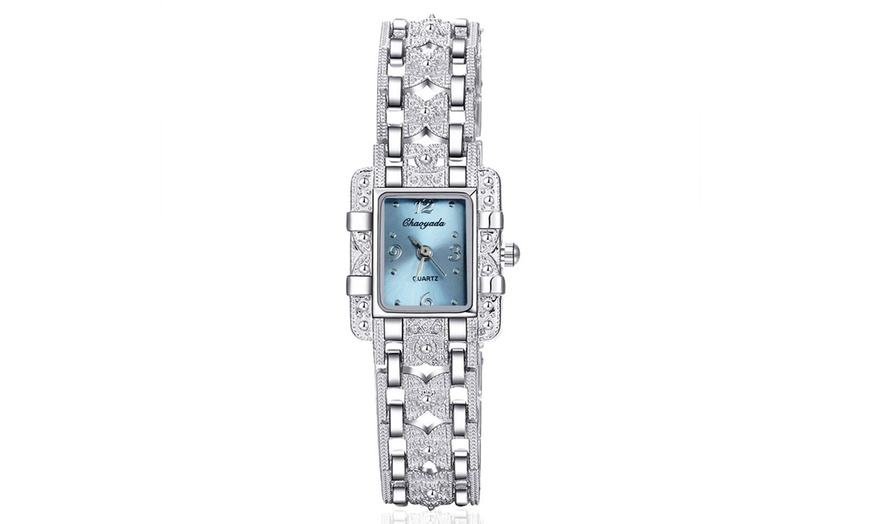 Image 5: Women's Square-Dial Bracelet-Watch