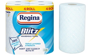 Up to 24 Rolls of Extra-Large Regina Blitz Kitchen Towels