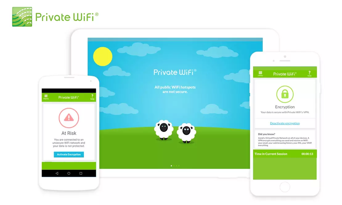Four Years of Private WiFi VPN Encryption on Up to Five Devices (91% Off) - Primary Image