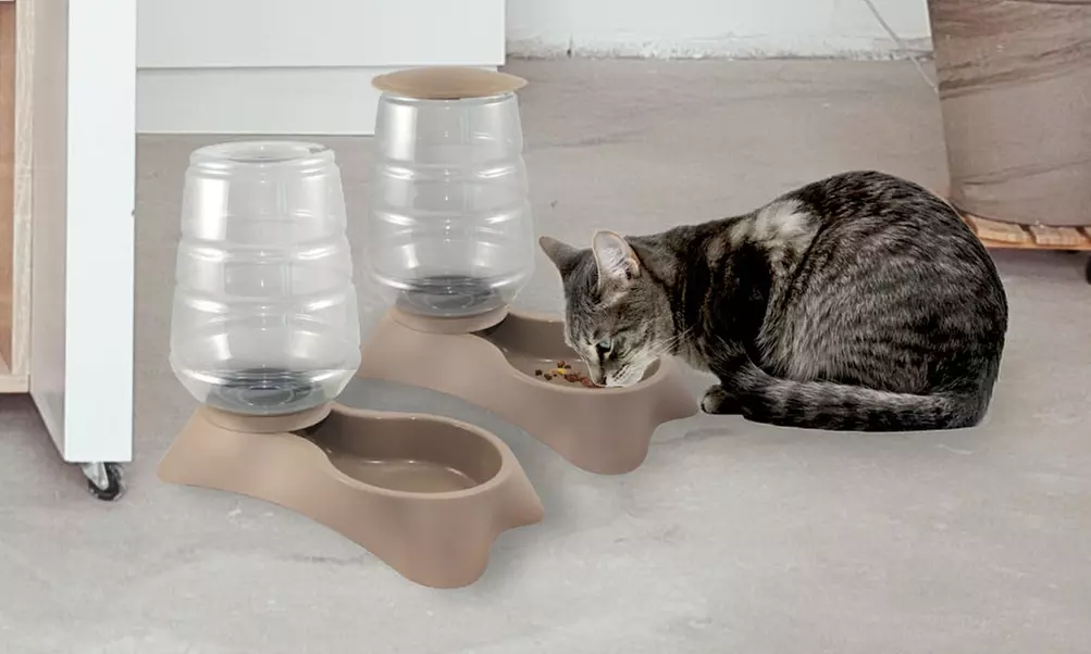 Distributeur d'eau ou croquettes pour chats et chiens - Primary Image