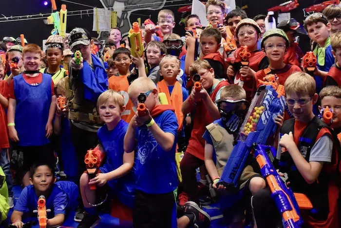 Four-Hour Kids' Nerf Camp for One or Two at The Battlefield Nerf Arena & Fun Zone (Up to 45% Off)  - Primary Image