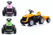 Tracteur électrique pour enfant avec remorque 22 W 3 km/h de Kid Mobile, coloris au choix - Second Medium