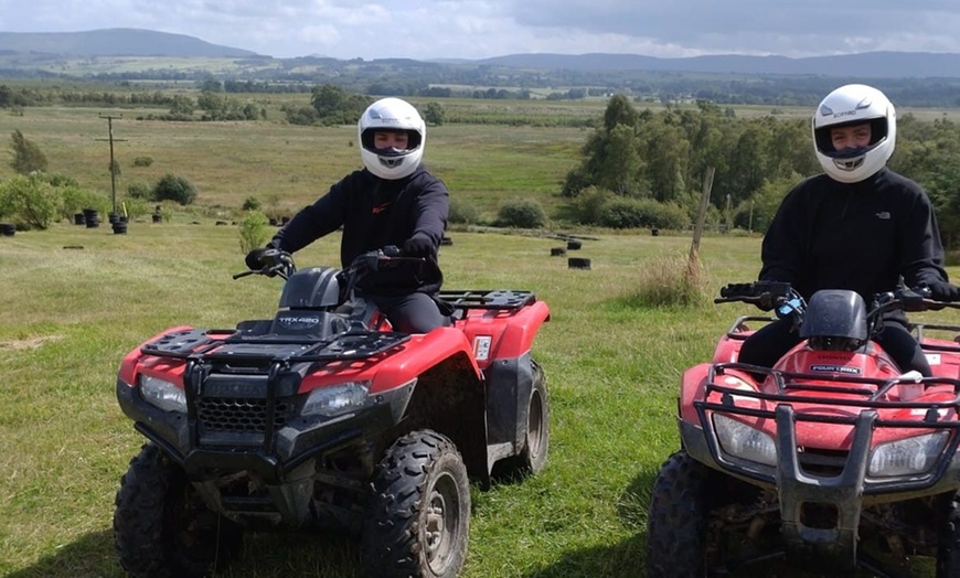 Image 4: Experience the ultimate quad biking adventure at Easterhill Farm 
