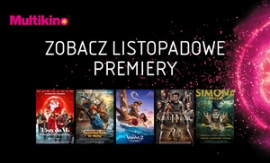 Bilety na dowolny film 2D/3D w kinach sieci Multikino