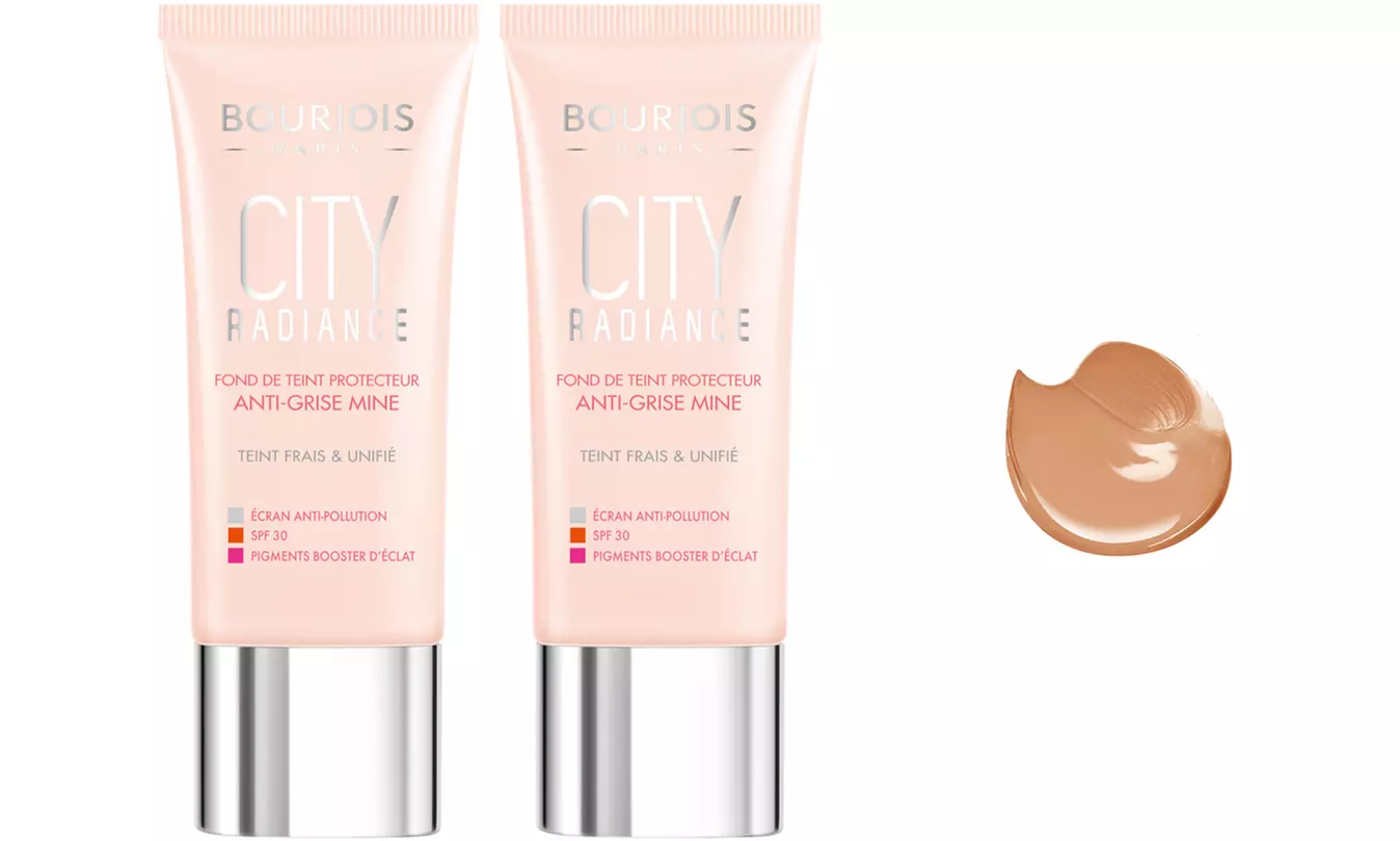Fond de teint City Radiance de Bourjois 2x30ml, 5 teintes - Second Medium