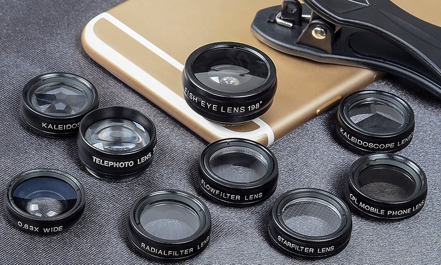 Image 6: Clip-On Mobile Camera Lens Set