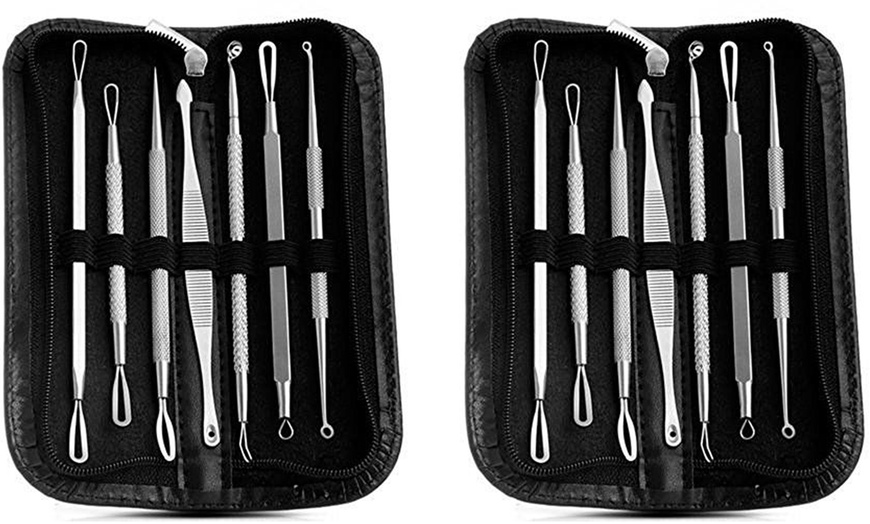 Image 4: Glamza Seven-Piece Blackhead, Pimple, Spot and Zit Removal Tool Kit