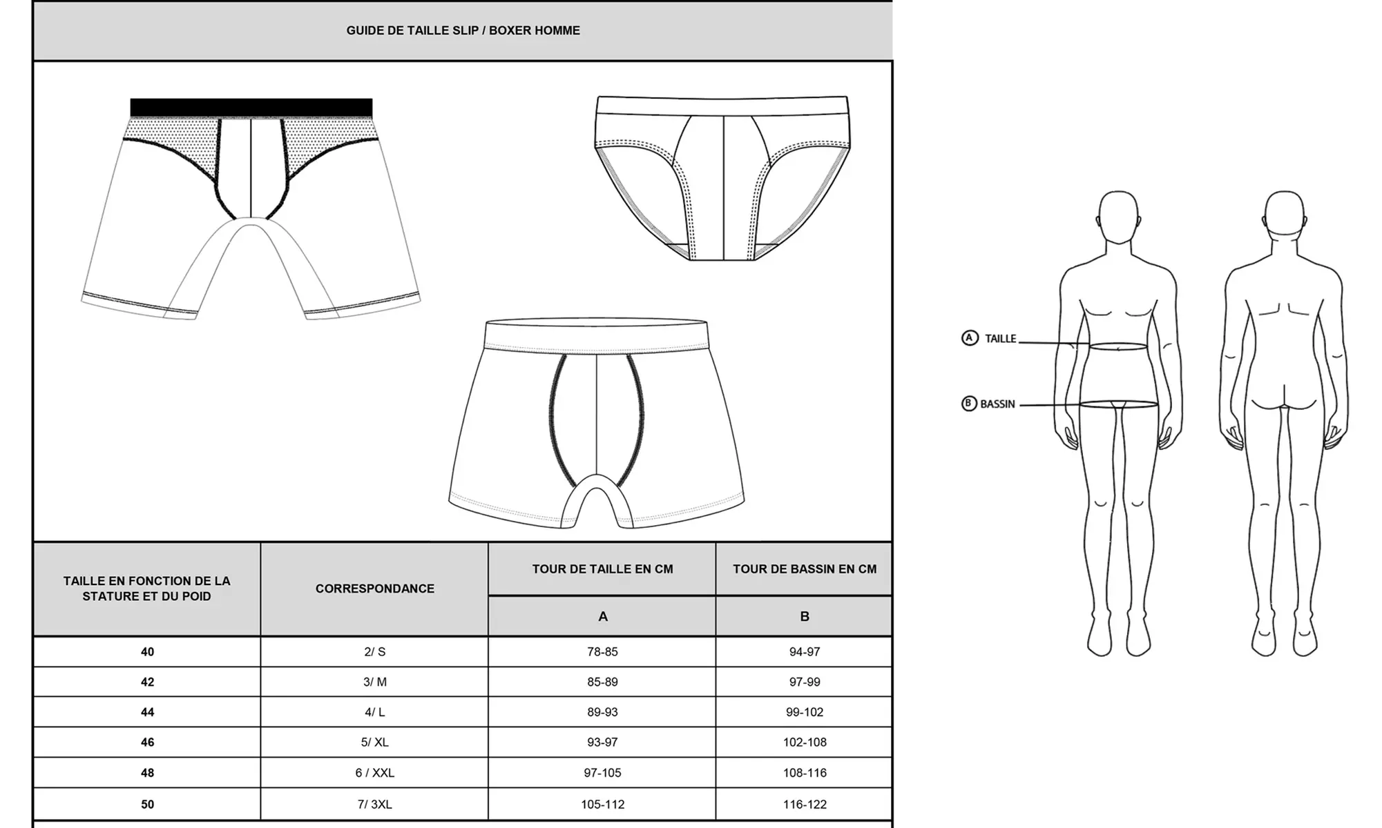 Lot de 3 boxers homme Freegun en microfibre