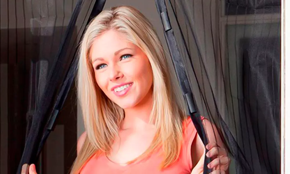 1x, 2x oder 5x Moskitonetz mit Magnet-Verschluss in Schwarz - Primary Image